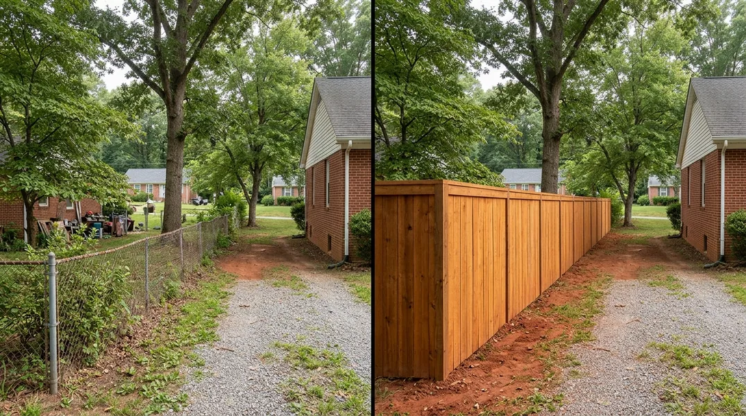 Result fence in Winston-Salem - Winston-Salem Fence