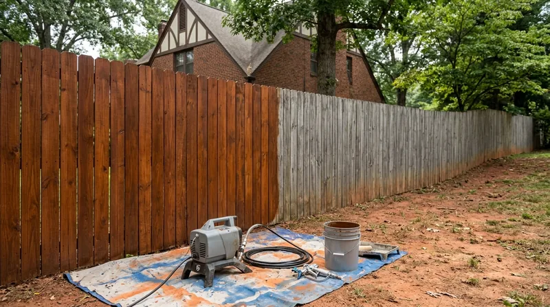 Fence Staining & Restoration Winston-Salem