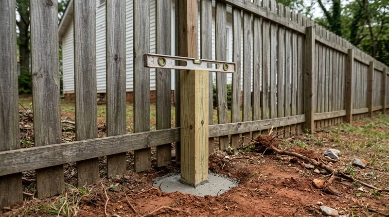 Fence Post Repair & Replacement Winston-Salem